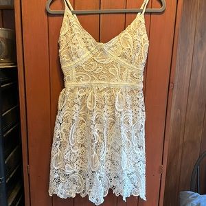 Kendall and Kylie mini lace dress